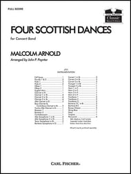 Four Scottish Dances band score cover